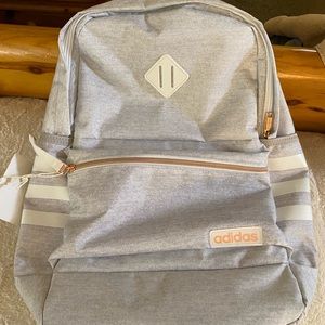 COPY - Adidas backpack Light Gray 🤍Rose Gold